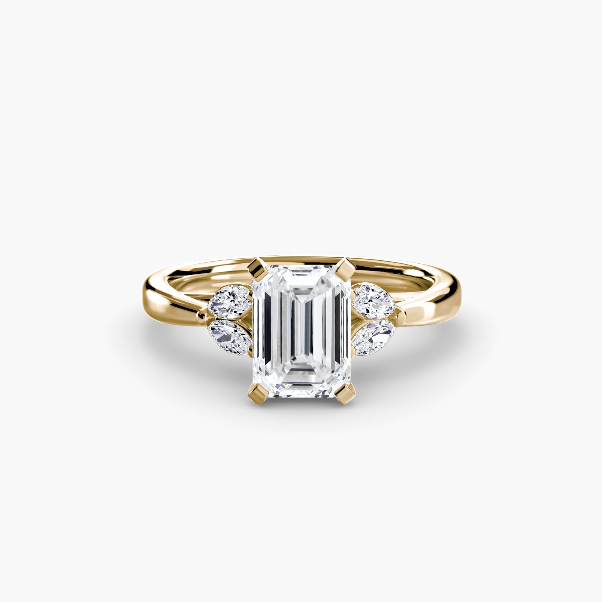 Setting Gold with Gemstone – back view