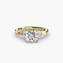 Real Gemstone Setting ct Gold – side view