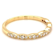 Wedding Anniversary Band 0.50 Carats Round Natural Diamond Yellow Gold 14K2