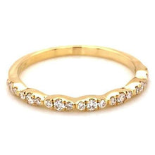 Wedding Anniversary Band 0.50 Carats Round Natural Diamond Yellow Gold 14K