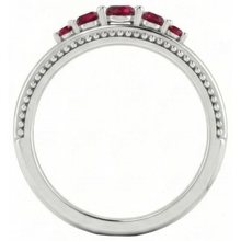 Wedding Ring Burma Ruby 1.10 Carats Antique Style Jewellery New