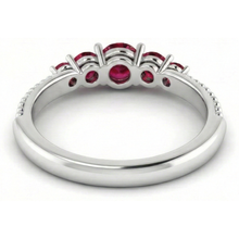 Wedding Ring Burma Ruby 1.10 Carats Antique Style Jewellery New