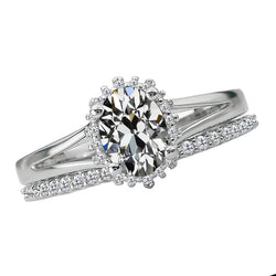 Split Shank Brilliant Diamond Proposal Ring 3 ct – 14 Karat