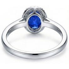 White Gold 14K 2.30 Ct Ceylon Sapphire Natural Earth Mined DIAMOND ( NOT LAB GROWN )s Ring New