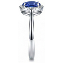 White Gold 14K 2.30 Ct Ceylon Sapphire Natural Earth Mined DIAMOND ( NOT LAB GROWN )s Ring New
