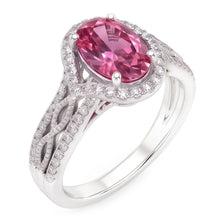 White Gold 14K 3.50 Ct Sapphire And Natural Earth Mined Diamonds Anniversary Ring