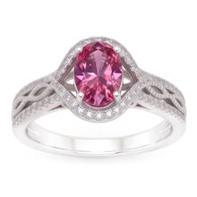 White Gold 14K 3.50 Ct Sapphire And Natural Earth Mined Diamonds Anniversary Ring