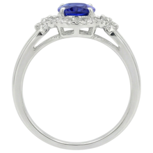 White Gold 14K 6.70 Carats Tanzanite With Natural Earth Mined DIAMOND ( NOT LAB GROWN )s Ring