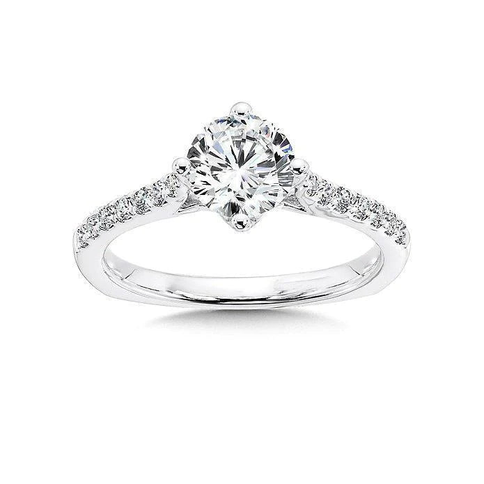 White Gold 2.75 Carats Round Cut Real Diamonds Anniversary Ring