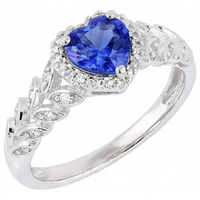 natural round sapphire 2.50ct ring side angle