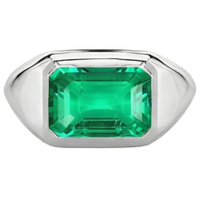 Fine Gemstone Ring 3 ct – profile view