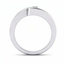 White Gold Sparkling Oval Cut Solitaire Natural Earth Mined Diamond Wedding Ring