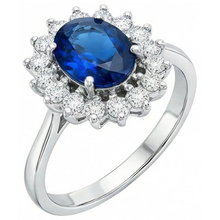 White Gold Sri Lankan Sapphire Natural Earth Mined Diamond Wedding Ring 1.70 Ct Jewellery