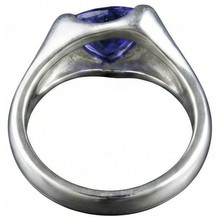 White Gold Trillion Tanzanite 1 Carat Solitaire Ring New