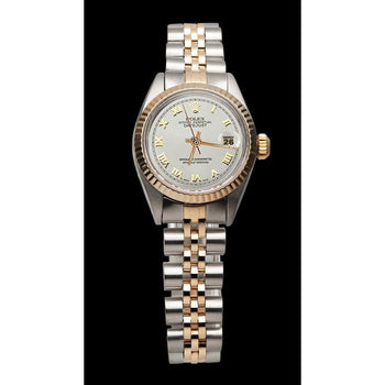 White Roman Dial Rolex Datejust Lady Watch Oyster Perpetual