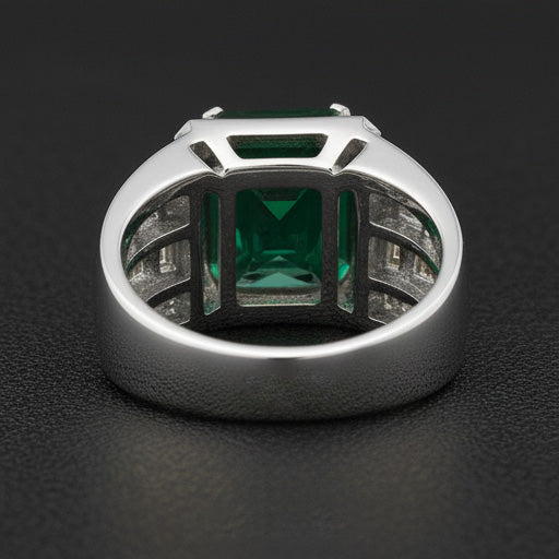 Brilliant Mens Ring 11.00 ct – side view