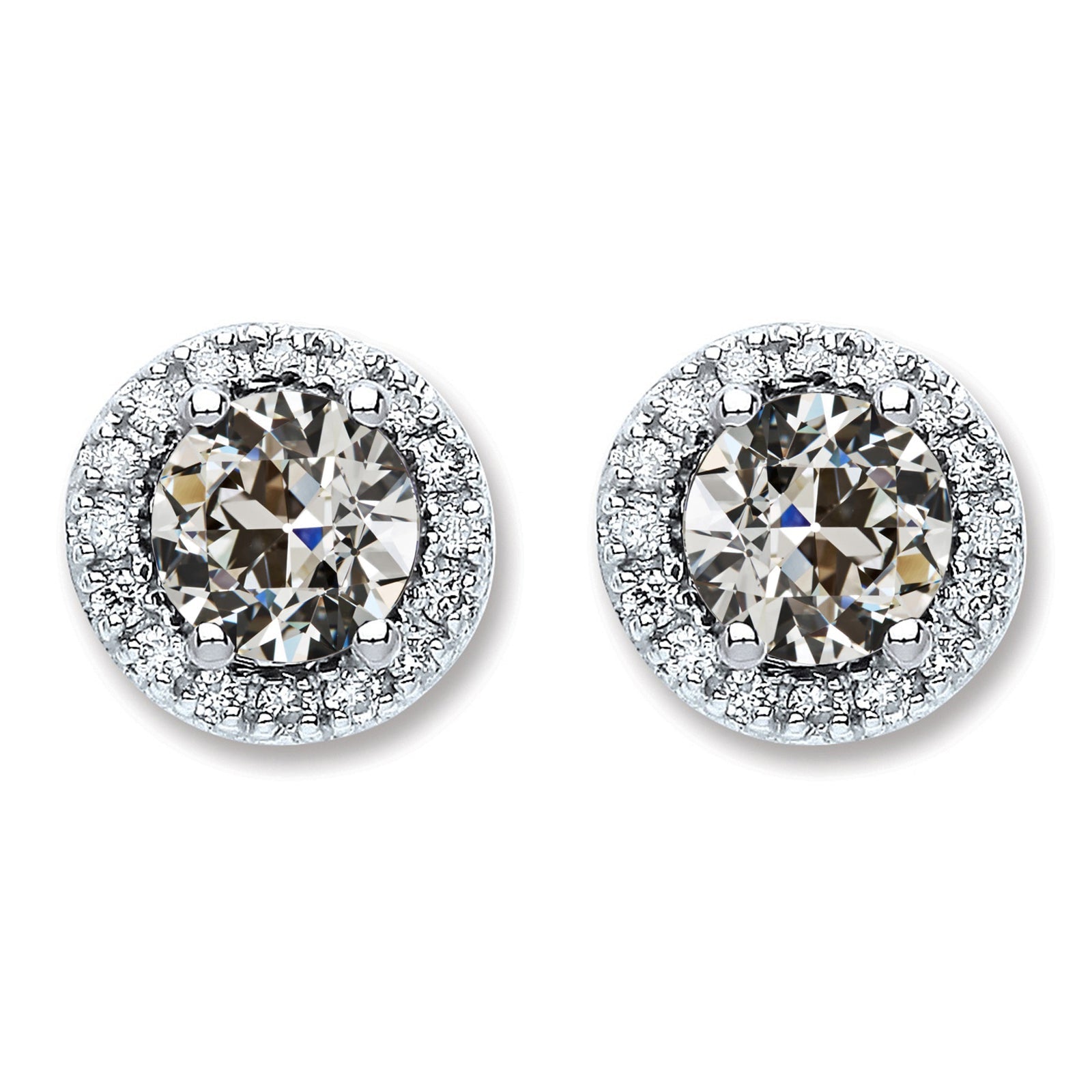 Brilliant Brilliant Diamond Earrings 1.50 ct – main view