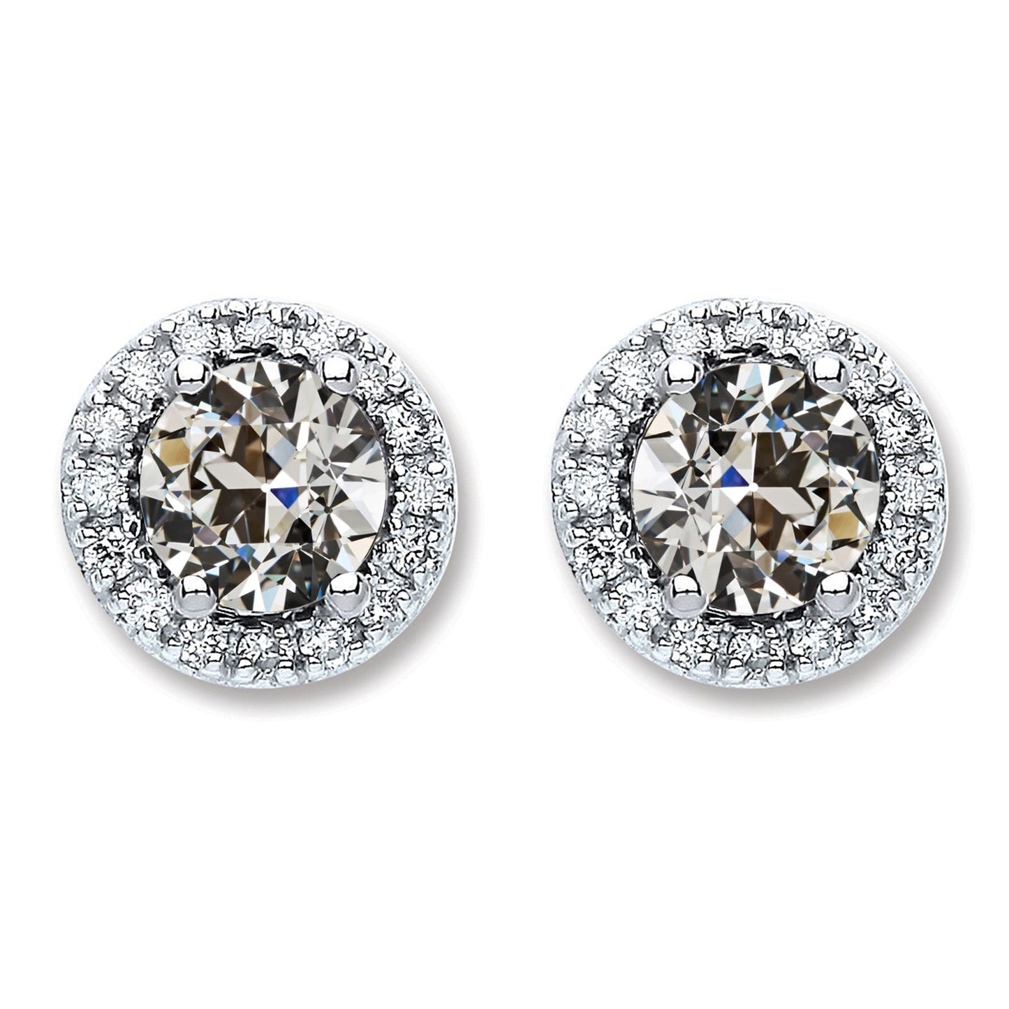 Brilliant Brilliant Diamond Earrings 1.50 ct – main view