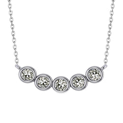 Handmade Drop Pendant with Bezel Set Fine Diamond – 5 ct