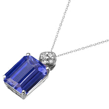 Bespoke Royal Blue Sapphire Gemstone Pendant 2.50 ct – main view