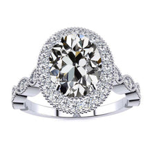 Timeless Diamond Halo Ring 3.50 ct – main view