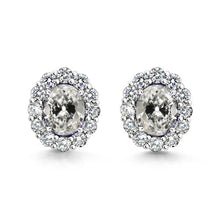 Brilliant Diamond Earrings 1-ct 14K White Gold – main view