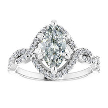 Artisan Solitaire Ring with Accents 1 ct – main view