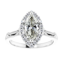 Marquise Brilliant Diamond ring in 14K White Gold – main view
