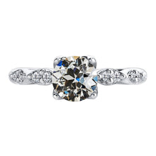 Natural Diamond Anniversary Ring 2 ct 14K White Gold – main view