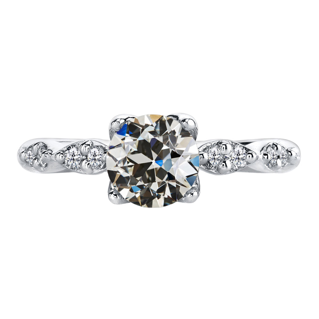 Natural Diamond Anniversary Ring 2 ct 14K White Gold – main view