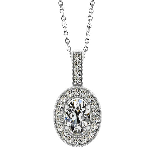 Premium Brilliant Diamond Pendant 1 ct – main view