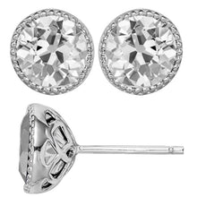 Earrings 14K White Gold with Diamond – main view