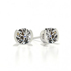 Luxury Fine Diamond Drop Earrings – 1 ct 14 Karat White Gold
