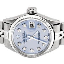 White Diamond Dial Rolex Date Just Watch Jubilee Ss Bracelet