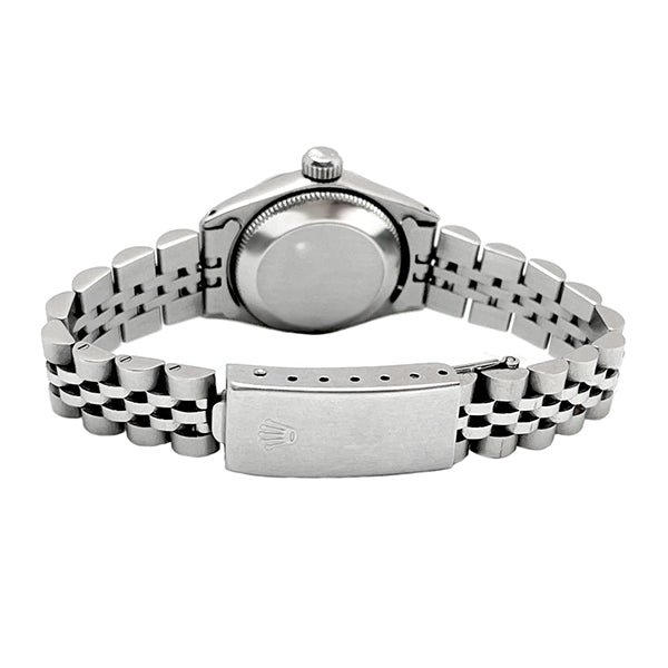 White Diamond Dial Rolex Date Just Watch Jubilee Ss Bracelet