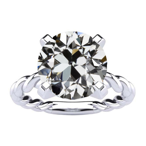 Sparkling Solitaire Engagement Ring 3 ct – main view