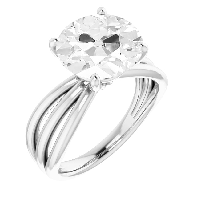 Authentic Brilliant Diamond Solitaire Ring – main view