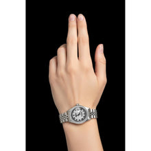 White Roman Dial Natural Earth Mined Diamond Bezel Rolex Dj Watch Ss Jubilee Bracelet P4