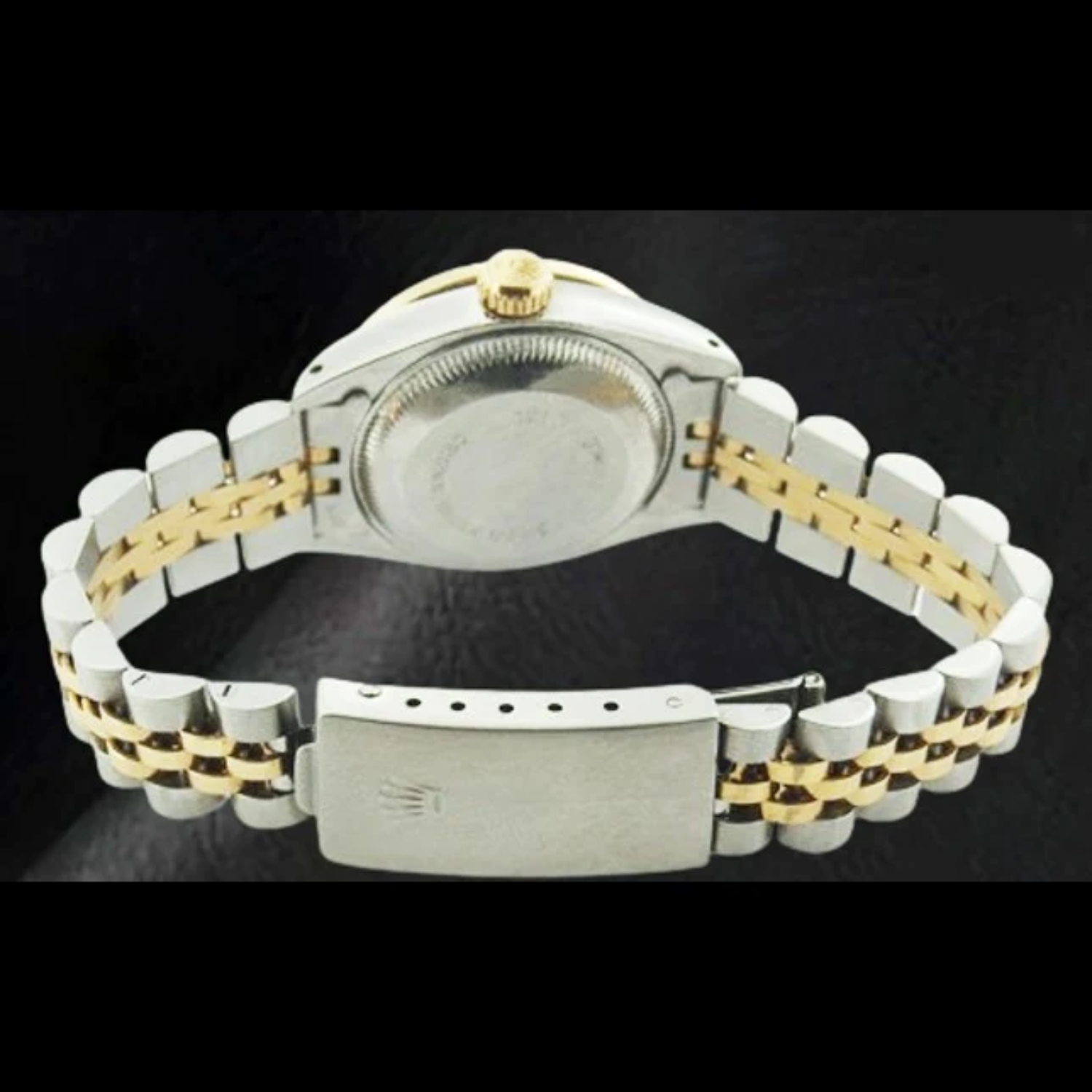 Natural White Stick Dial Datejust Rolex Women Watch Ss & Gold Rolex