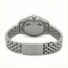 White Stick Dial Rolex Date Just Ss Watch Fluted Bezel Datejust