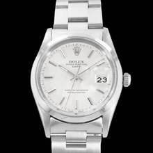 White Stick Dial Rolex Date Men Watch Oyster Bracelet Ss