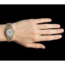 White Stick Dial Rolex Jubilee Bracelet Datejust Watch Gold Ss P4