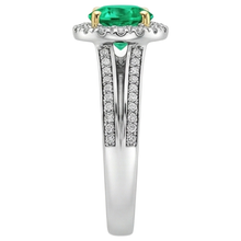 Bespoke Precious Stone Ring 1 ct – profile view