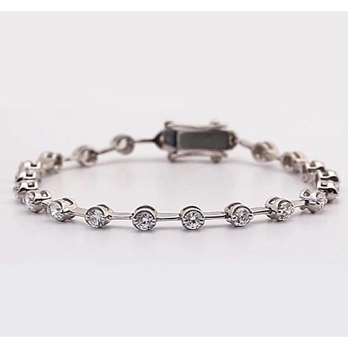 Women Natural Diamond Bracelet 6 Carats Jewelry 14K