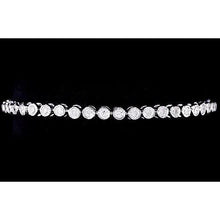 Women Natural Diamond Tennis Bracelet Bezel Set 4 Carats 