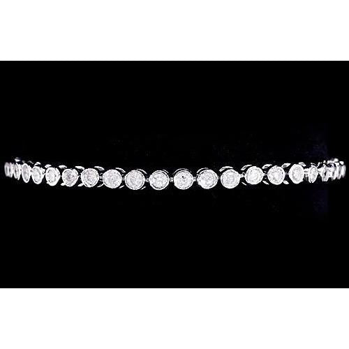 Women Natural Diamond Tennis Bracelet Jewelry New