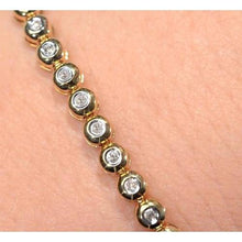 Women Real Diamond Tennis Bracelet 4 Carats Round