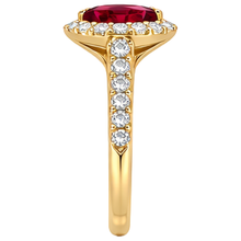 Women Red Marquise Cut Ruby Natural Earth Mined Diamond Ring 3.50 Carats Yellow Gold 14K