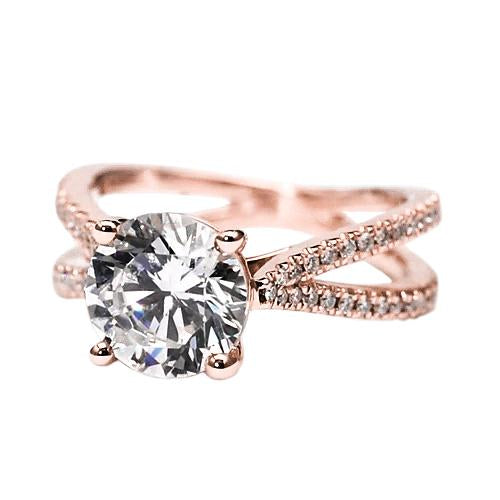  Engagement Genuine Diamond Ring