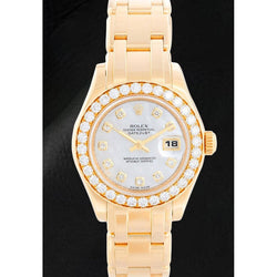 Date-just 69298 Rolex 29mm White Natural Earth Mined Diamond Ladies Watch